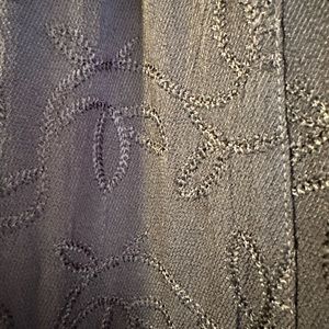 Maxi Skirt Black with velvet trim. Size XS. New with Tags.